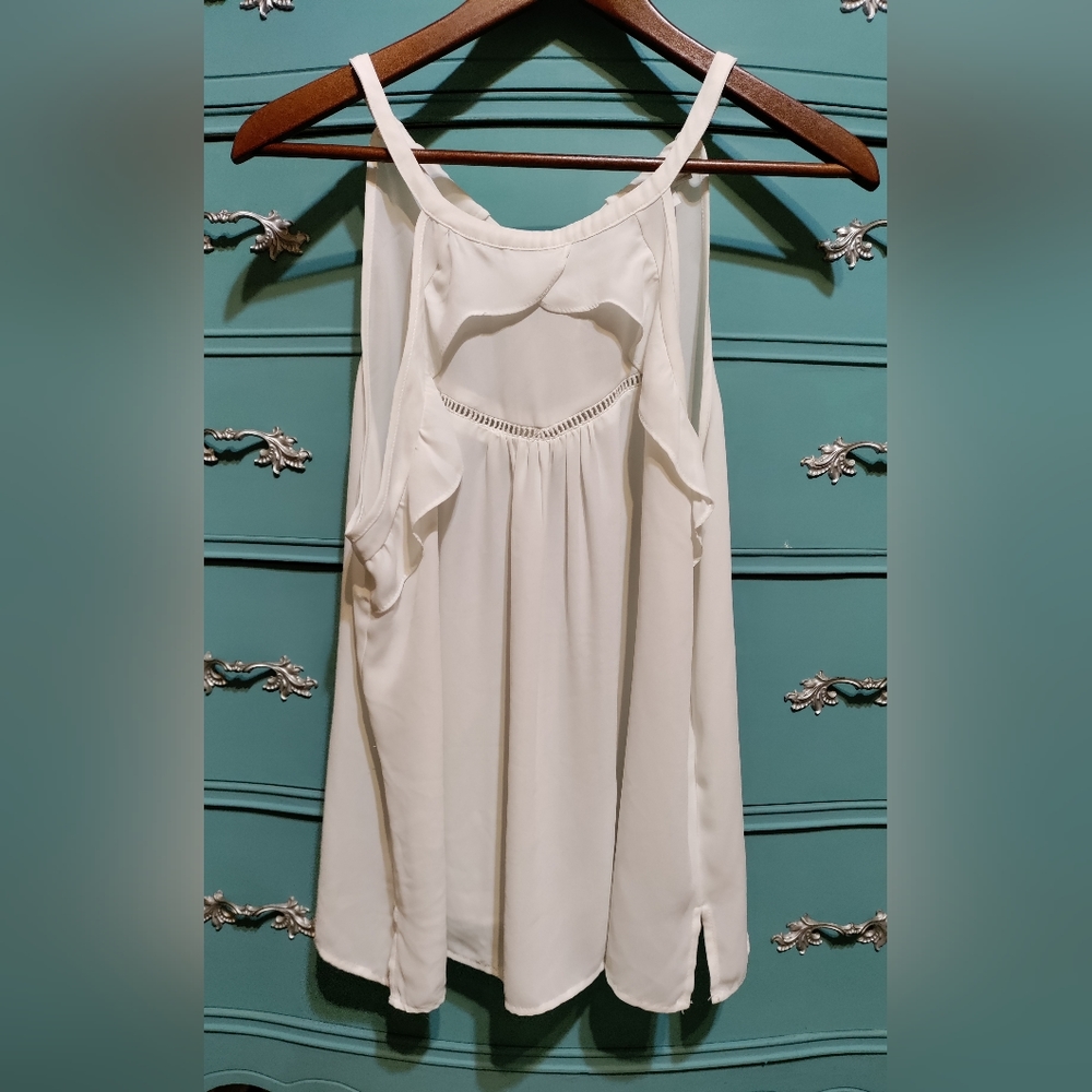New York & Company ruffled camisole